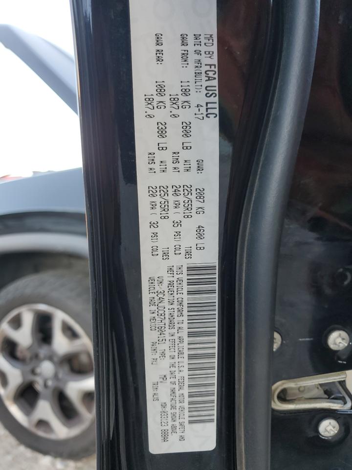 2017 Jeep Compass Limited VIN: 3C4NJDCB7HT604151 Lot: 92535725