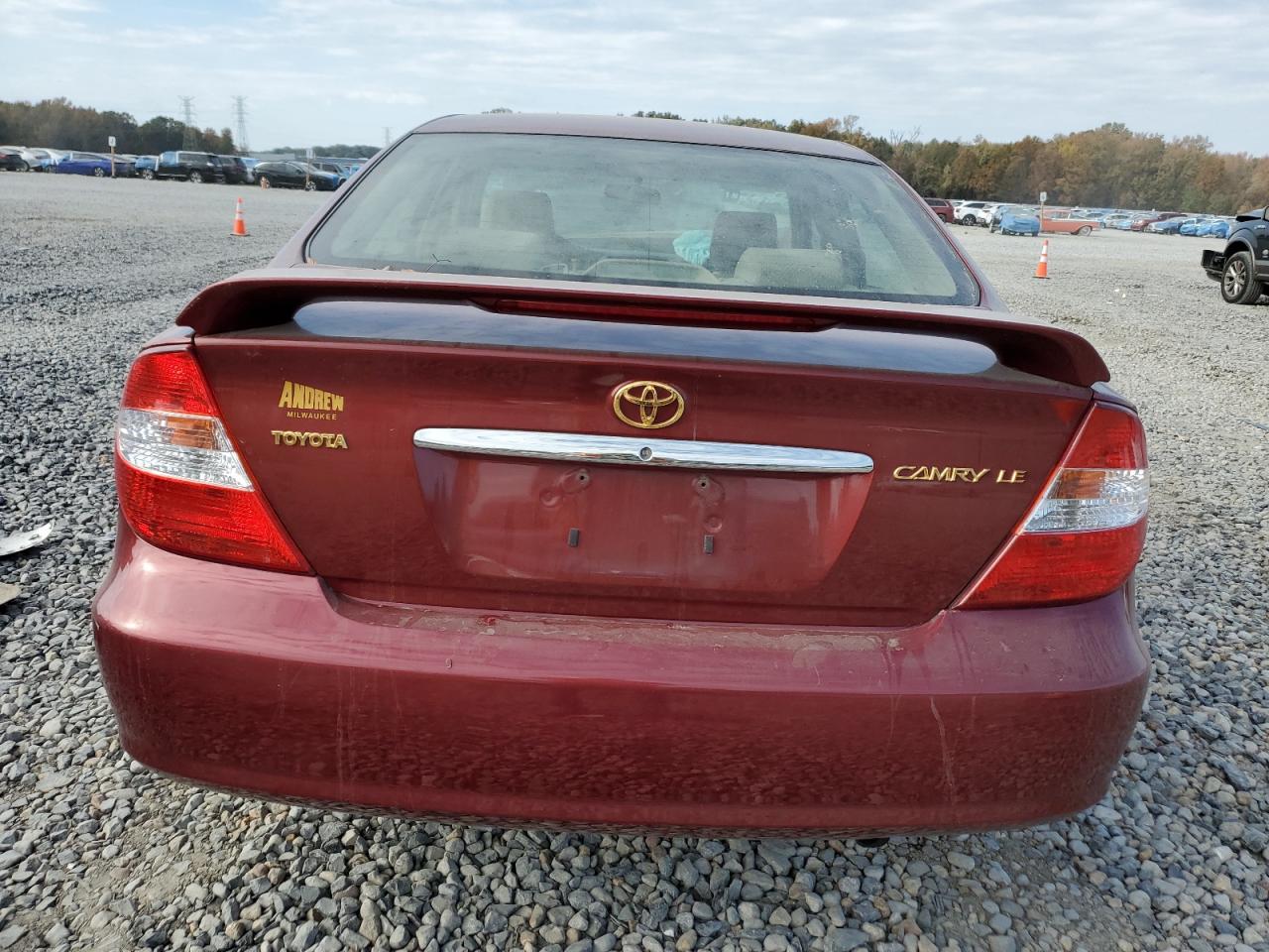 2003 Toyota Camry Le VIN: 4T1BE32K63U141867 Lot: 92290405