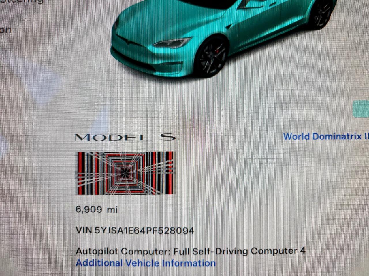 2023 Tesla Model S VIN: 5YJSA1E64PF528094 Lot: 92106965