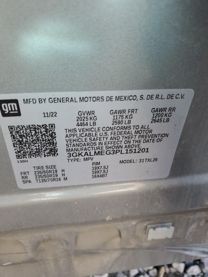2023 GMC Terrain Sle VIN: 3GKALMEG3PL151201 Lot: 91445035