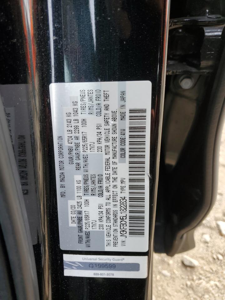 2020 Mazda Cx-5 Touring VIN: JM3KFBCM5L1822834 Lot: 91778905