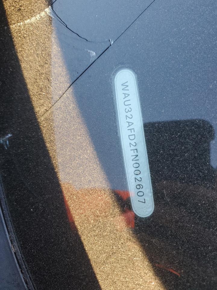 2015 Audi A8 L Quattro VIN: WAU32AFD2FN002607 Lot: 91431615