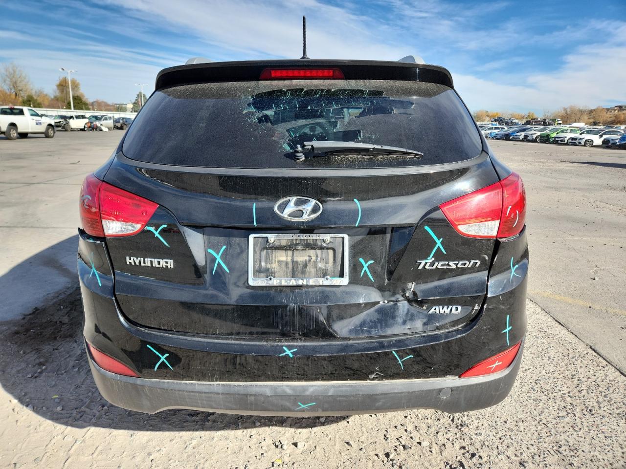 2013 Hyundai Tucson Gls VIN: KM8JUCAC0DU628377 Lot: 90376795