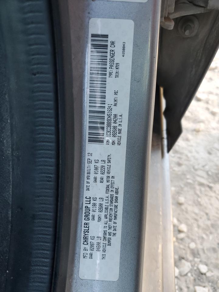 2013 Chrysler 200 Touring VIN: 1C3CCBBB9DN516241 Lot: 91228035