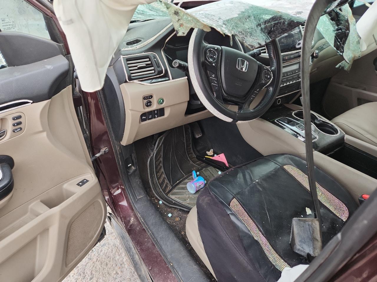 2016 Honda Pilot Touring VIN: 5FNYF5H96GB054352 Lot: 92401895