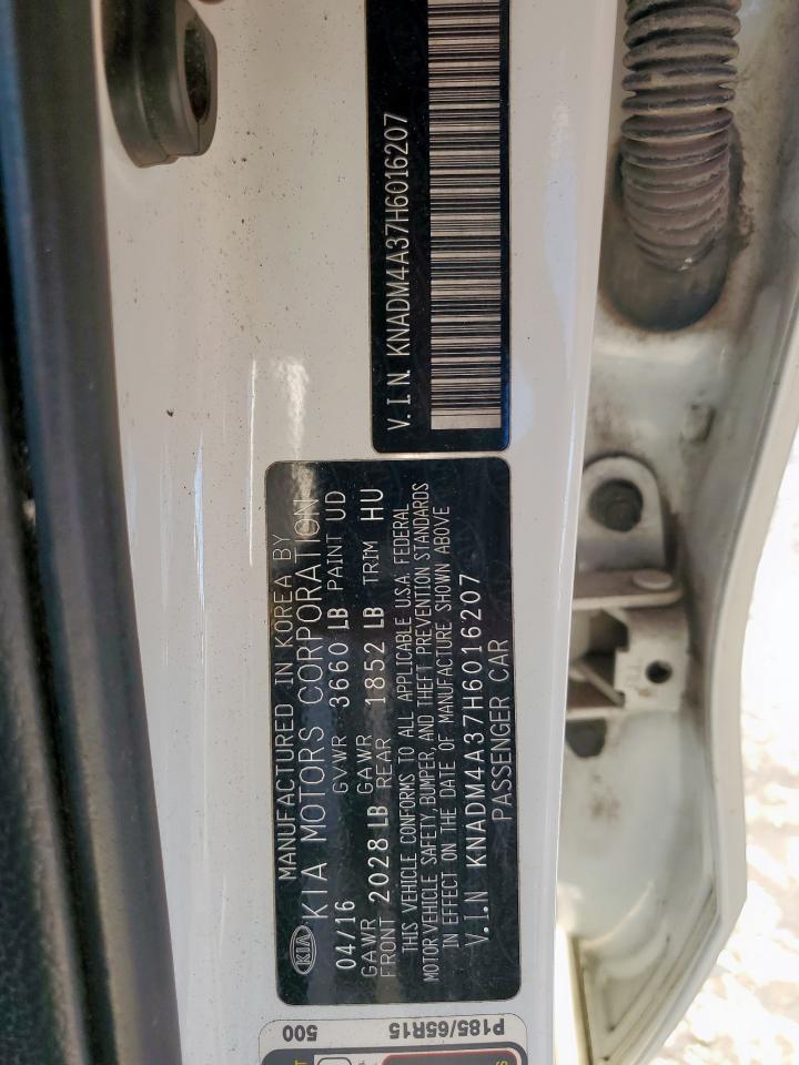 2017 Kia Rio Lx VIN: KNADM4A37H6016207 Lot: 91806765