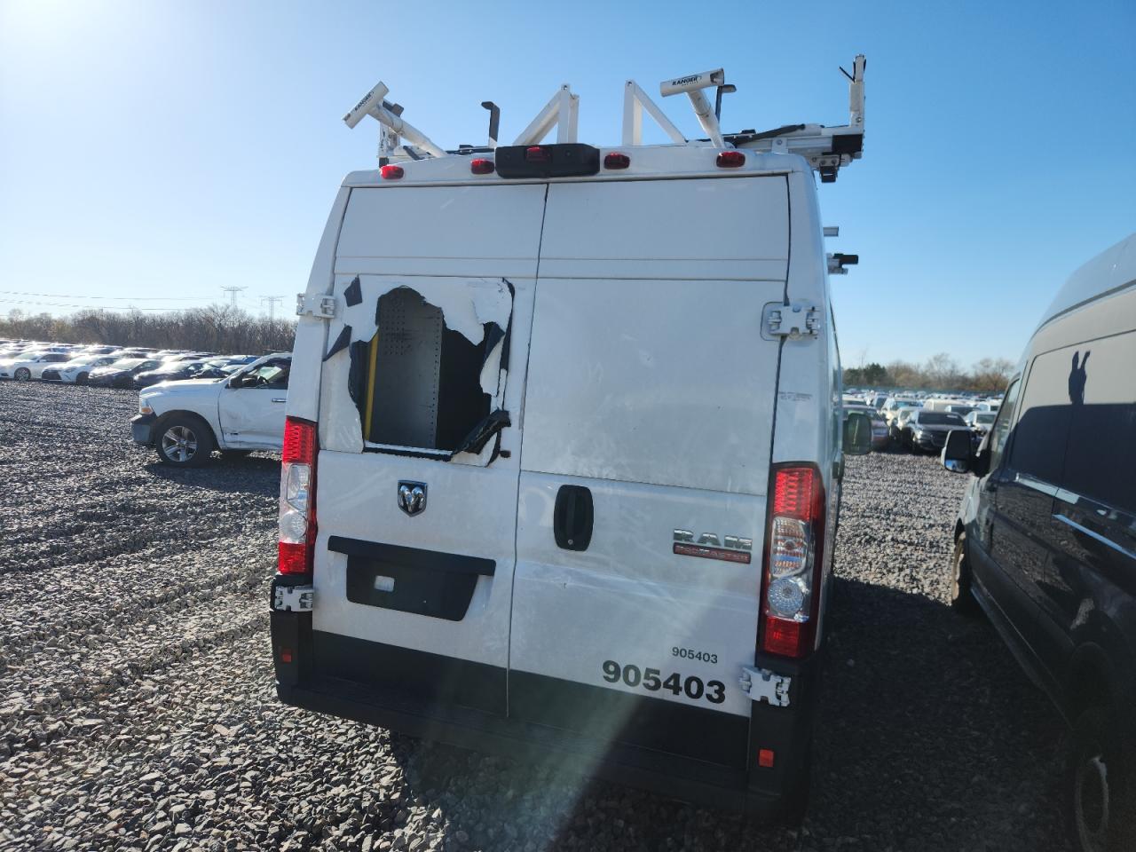 2021 Ram Promaster 3500 Delivery Van VIN: 3C6LRVDG7ME534463 Lot: 92362355