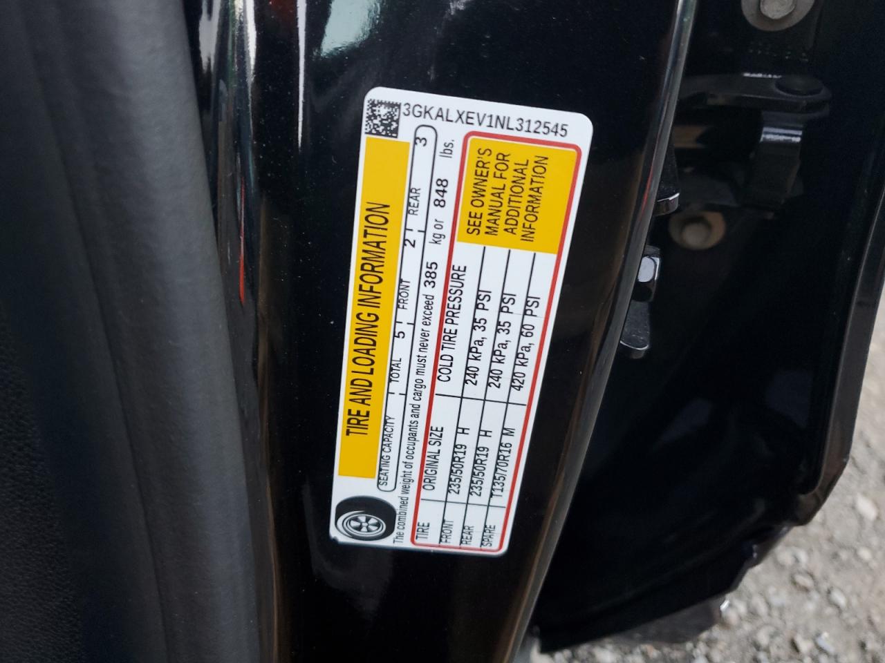 2022 GMC Terrain Denali VIN: 3GKALXEV1NL312545 Lot: 91200085