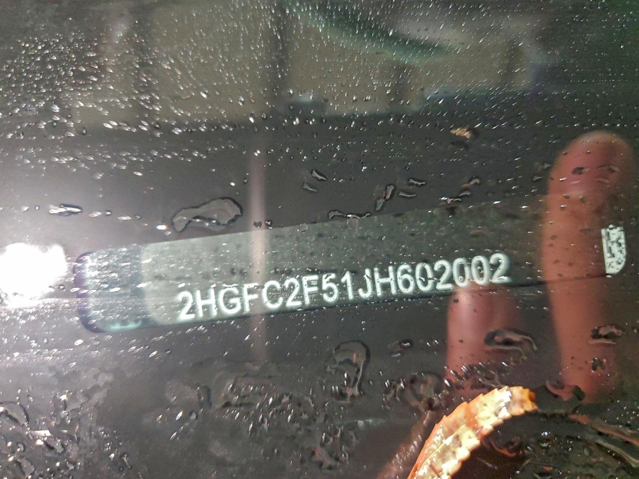 2018 Honda Civic Lx VIN: 2HGFC2F51JH602002 Lot: 93892105