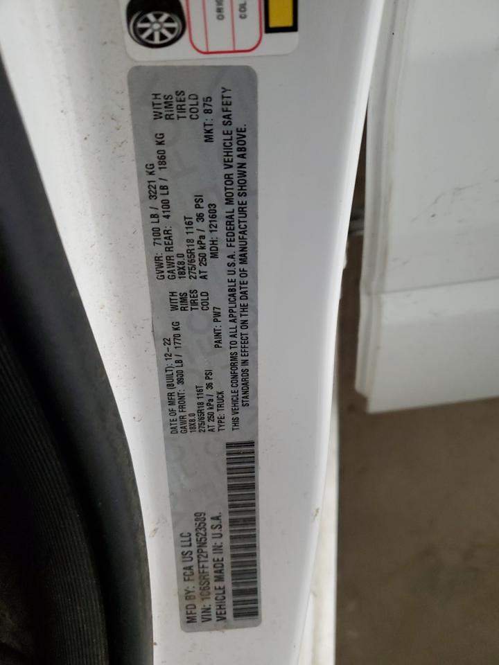 2023 Ram 1500 Big Horn/Lone Star VIN: 1C6SRFFT2PN523589 Lot: 90506475