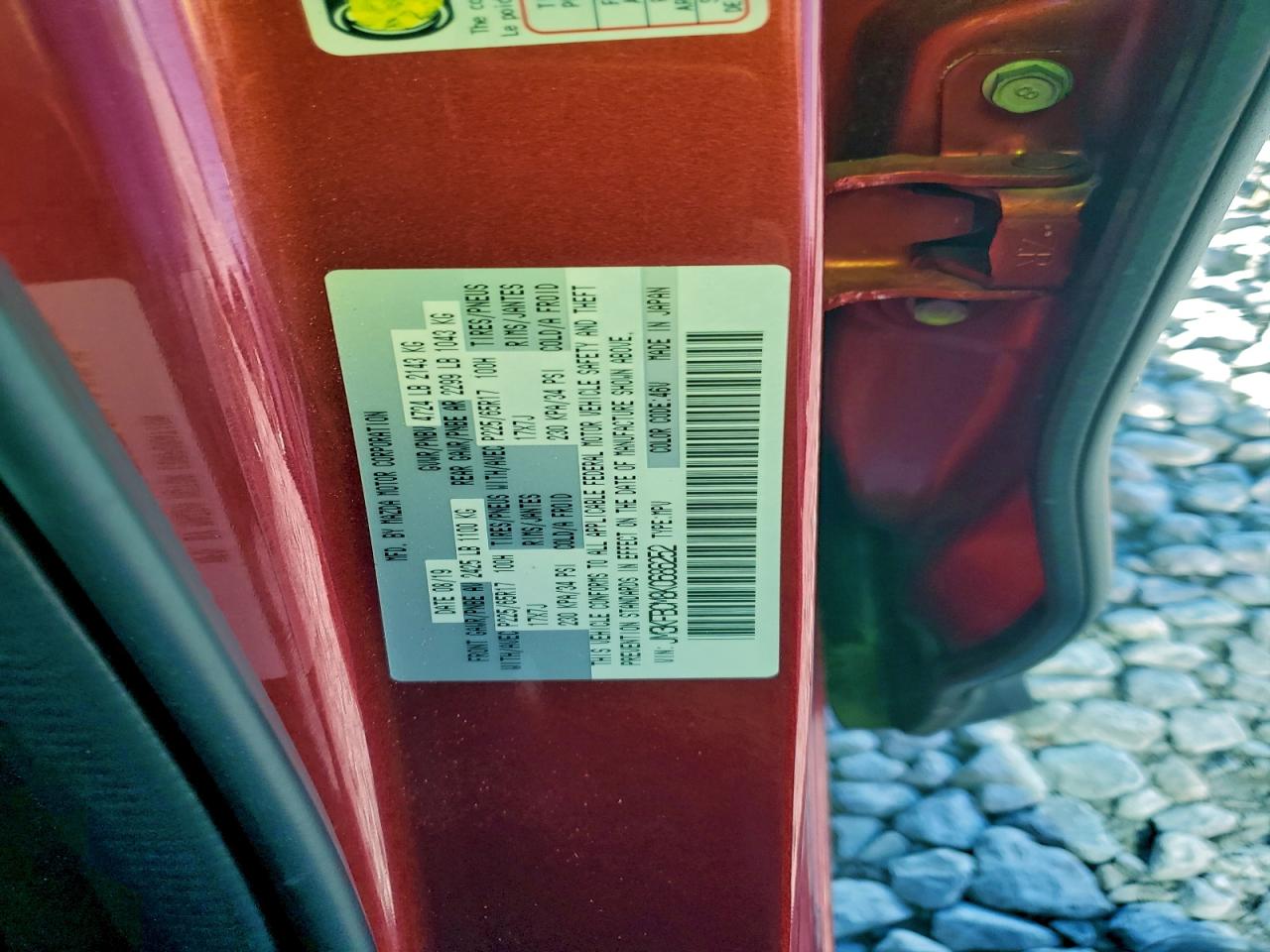 2019 Mazda Cx-5 Touring VIN: JM3KFBCM8K0686252 Lot: 93179035