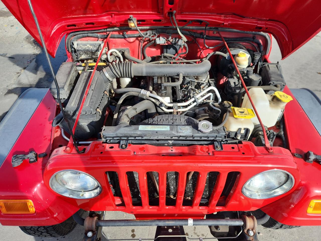 2001 Jeep Wrangler / Tj Sport VIN: 1J4FA49S81P360588 Lot: 92668355