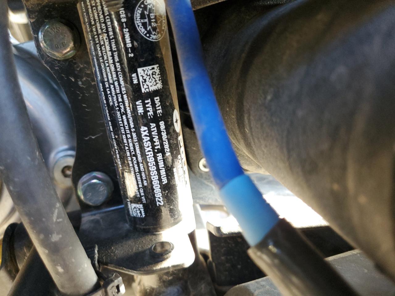 2025 Polaris Sportsman Xp 1000 Ultimate VIN: 4XASXR959SB606922 Lot: 92485765