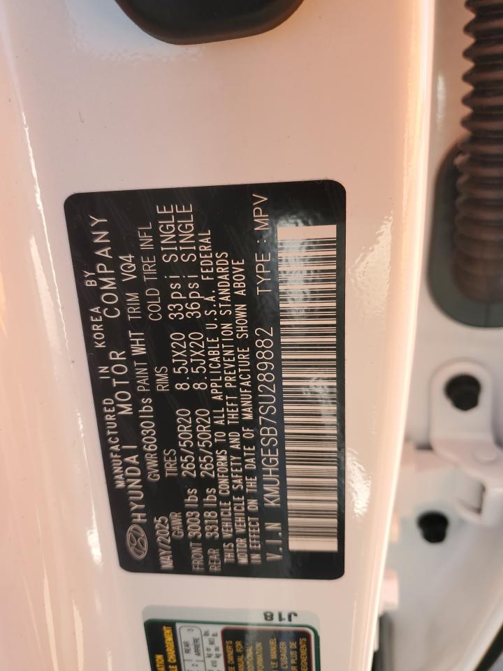 2025 Genesis Gv80 Select VIN: KMUHGESB7SU289882 Lot: 92439945