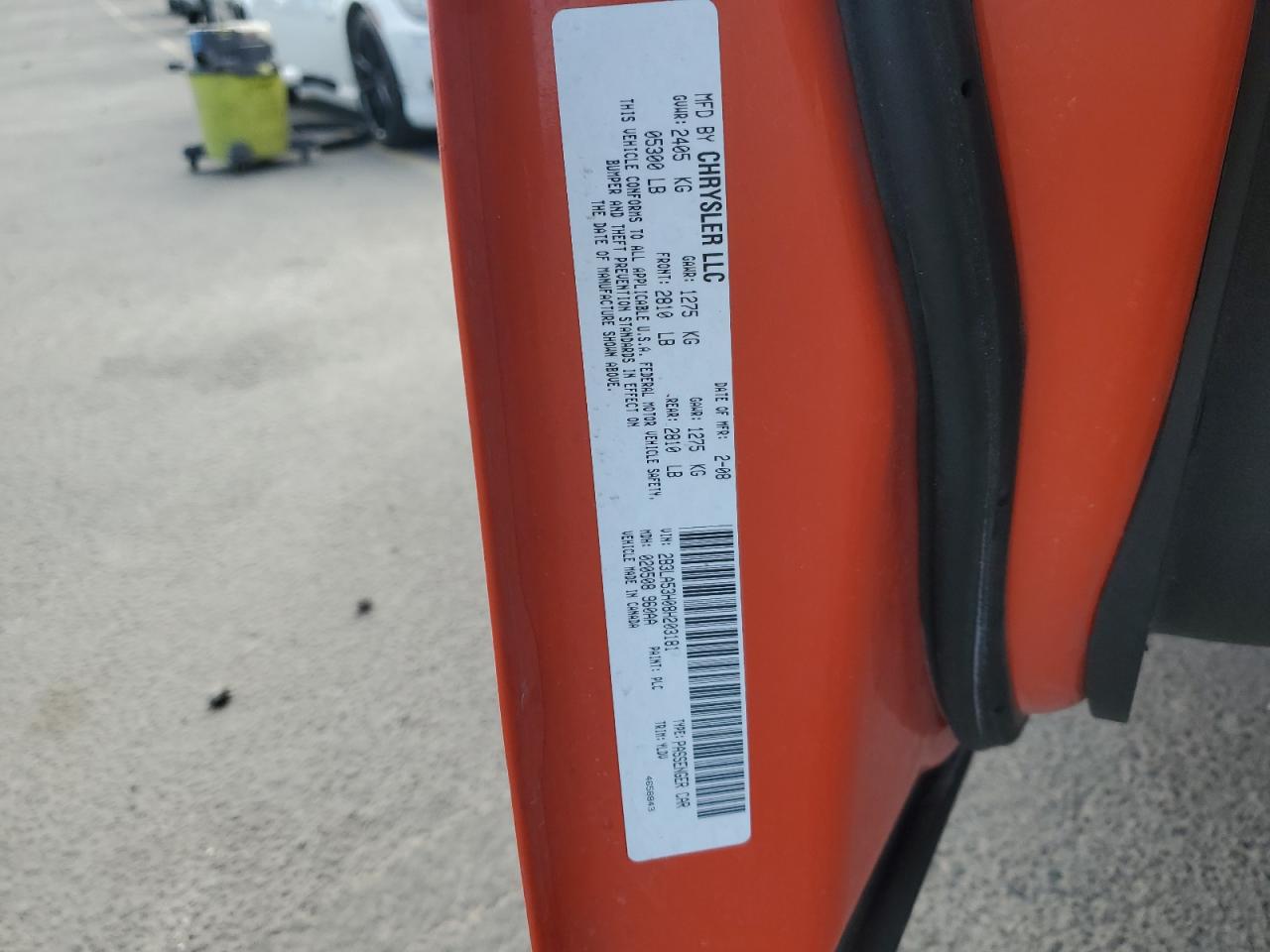 2008 Dodge Charger R/T VIN: 2B3LA53H08H203181 Lot: 92056685