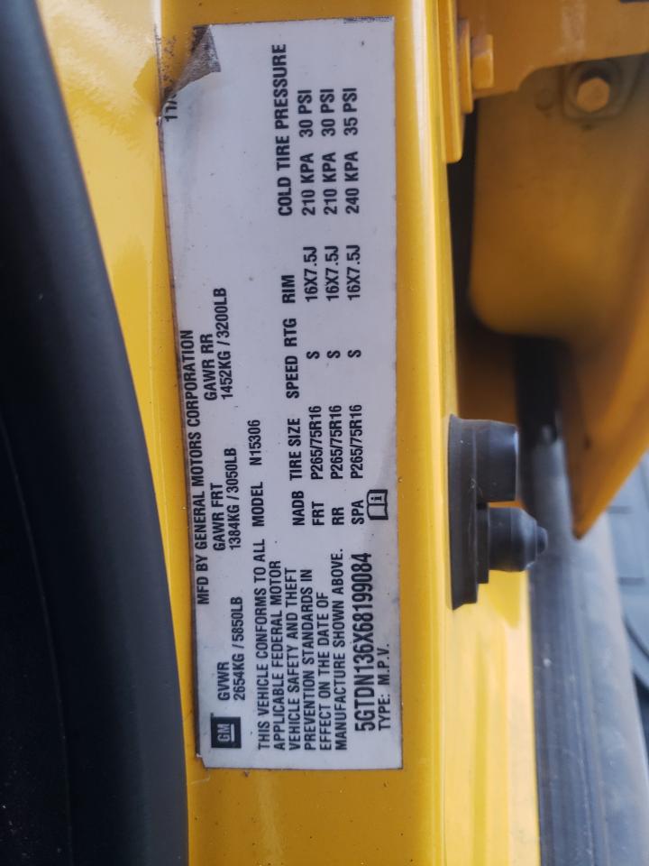 2006 Hummer H3 VIN: 5GTDN136X68199084 Lot: 92863295