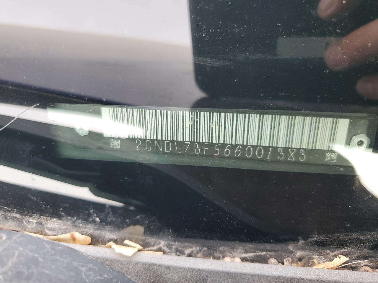 2006 Chevrolet Equinox Lt VIN: 2CNDL73F566001383 Lot: 92682385