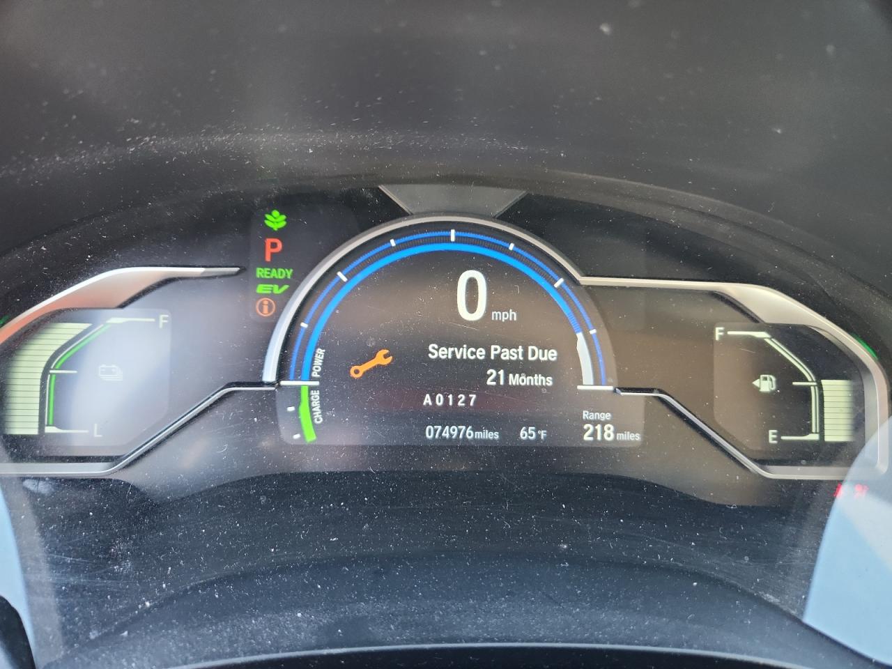 2021 Honda Clarity Touring VIN: JHMZC5F39MC001454 Lot: 93229435