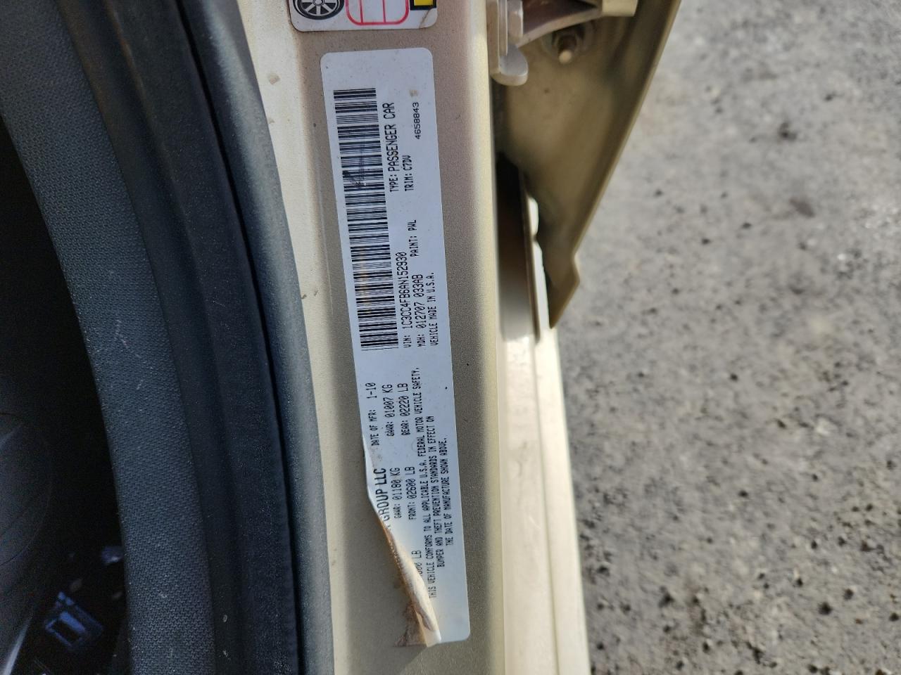 2010 Chrysler Sebring Touring VIN: 1C3CC4FB6AN152930 Lot: 92877345