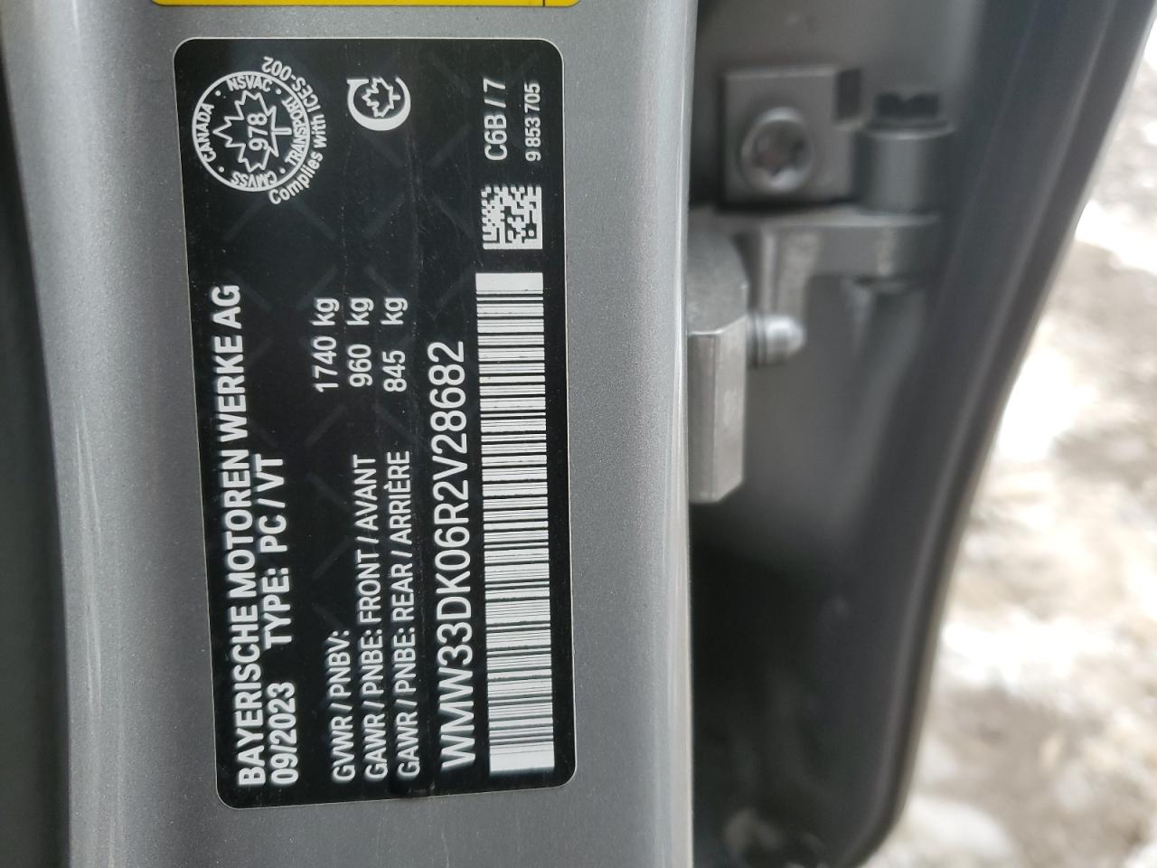 2024 Mini Cooper VIN: WMW33DK06R2V28682 Lot: 91786305