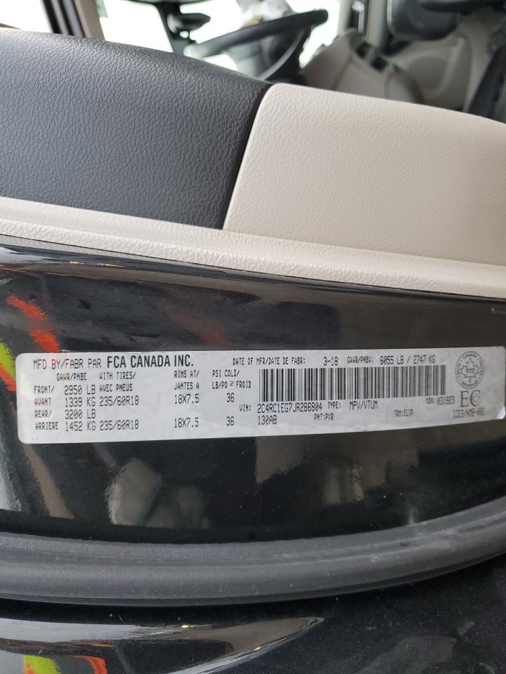 2018 Chrysler Pacifica Touring L Plus VIN: 2C4RC1EG7JR286804 Lot: 92800725