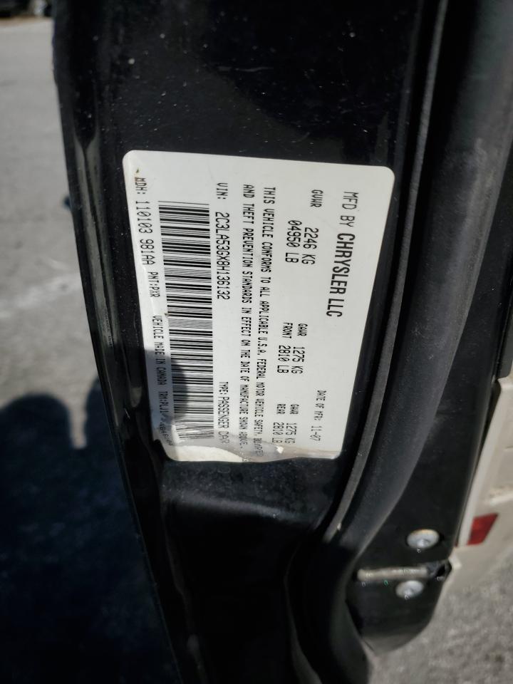 2008 Chrysler 300 Touring VIN: 2C3LA53GX8H136132 Lot: 91244065