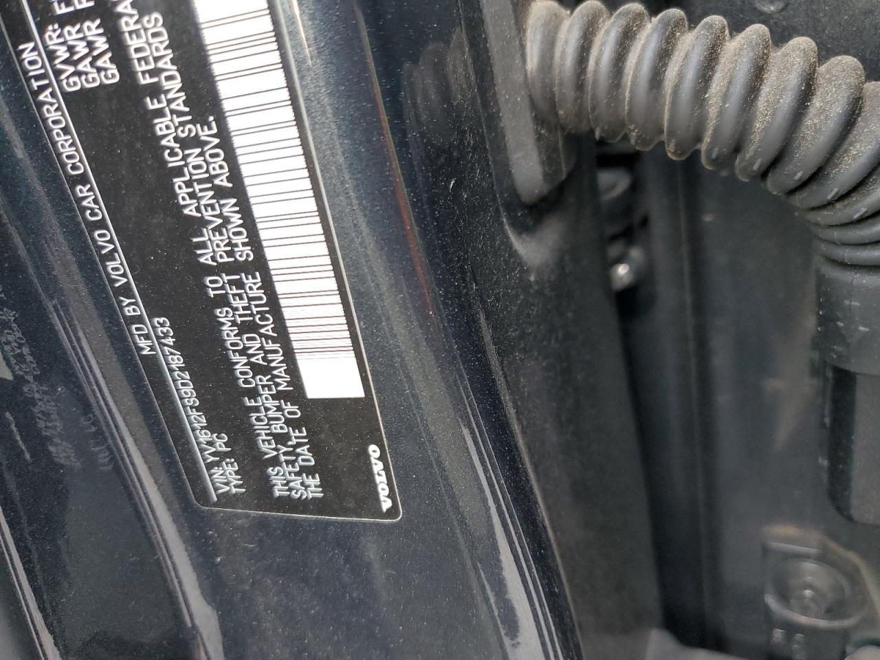 2013 Volvo S60 T5 VIN: YV1612FS9D2187433 Lot: 93340815