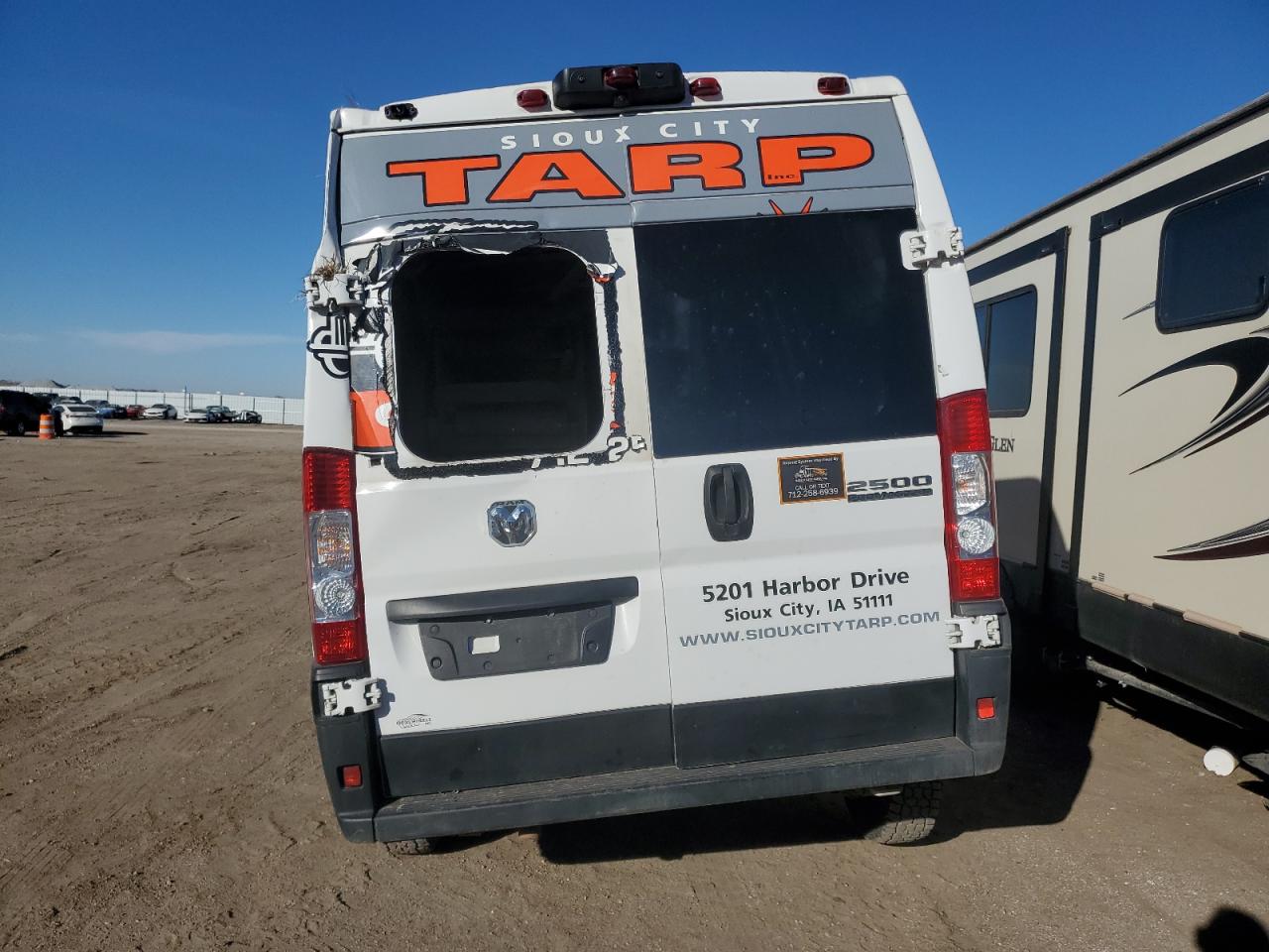 2023 Ram Promaster 2500 Delivery Van VIN: 3C6LRVDG9PE545680 Lot: 90861125