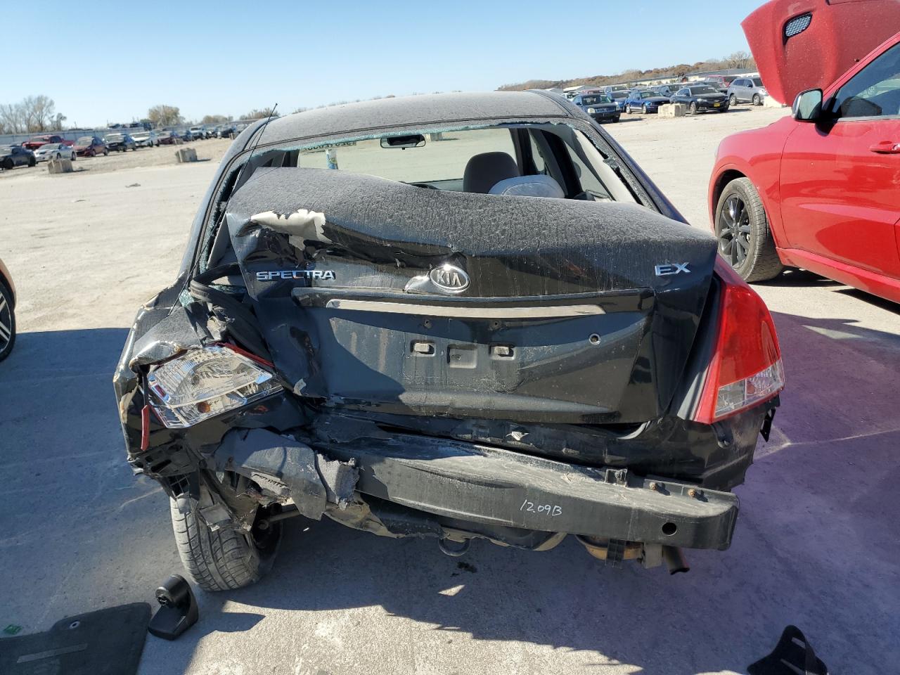2009 Kia Spectra Ex VIN: KNAFE221695651515 Lot: 92512655