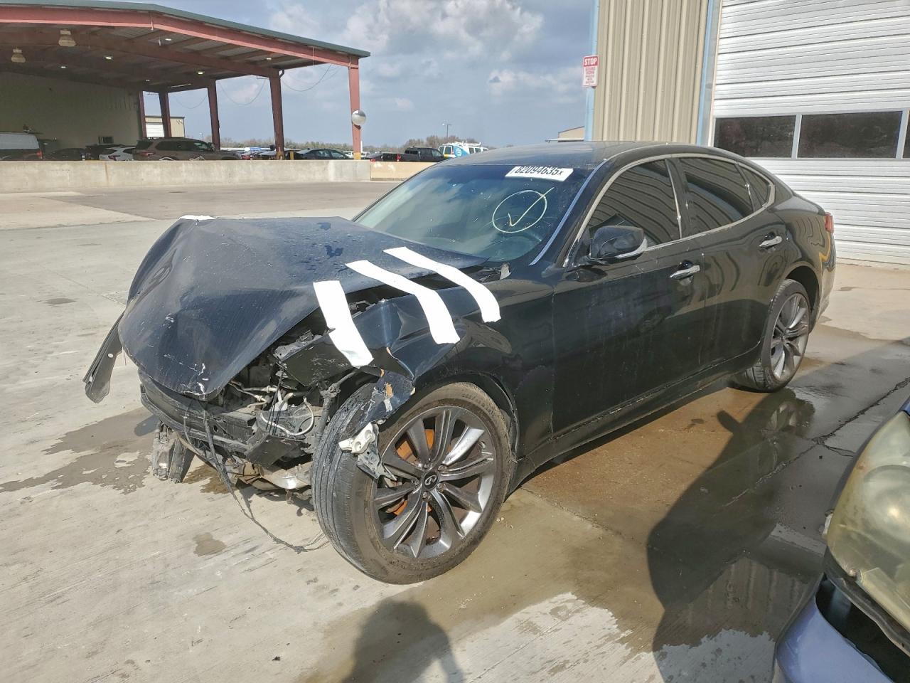 2016 Infiniti Q70 3.7 black null gasoline JN1BY1AP4GM221044 photo #1