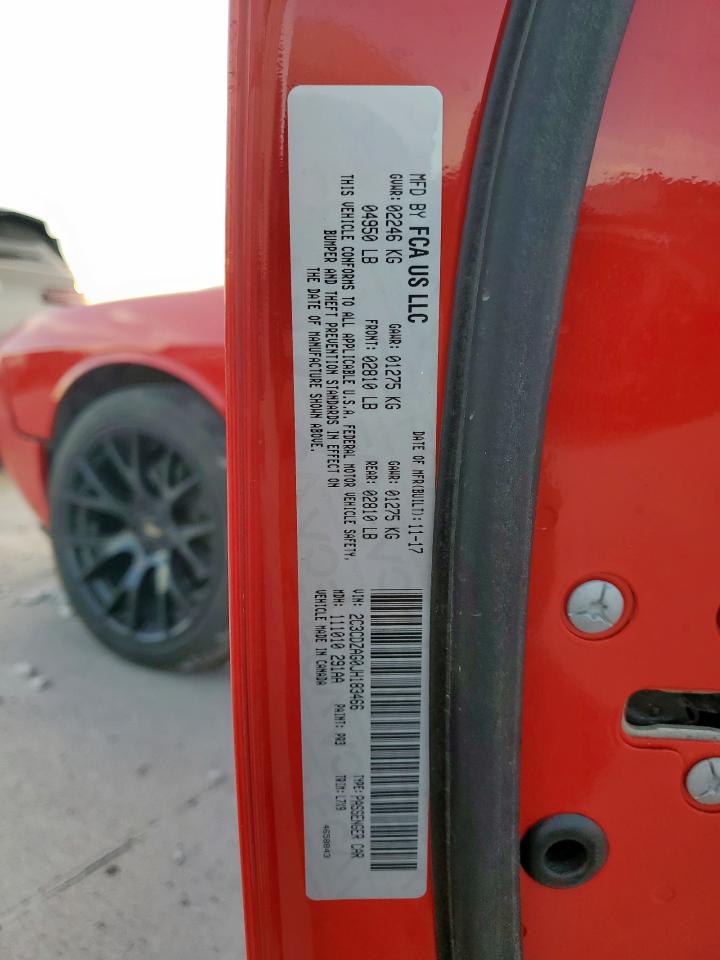 2018 Dodge Challenger Sxt VIN: 2C3CDZAG0JH183466 Lot: 92443365