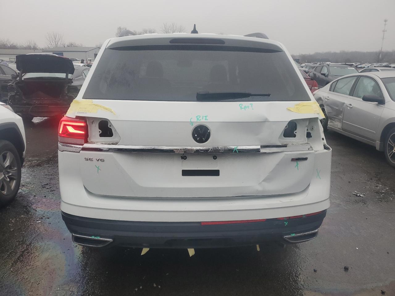 2022 Volkswagen Atlas Se VIN: 1V2HR2CA3NC535773 Lot: 93631465