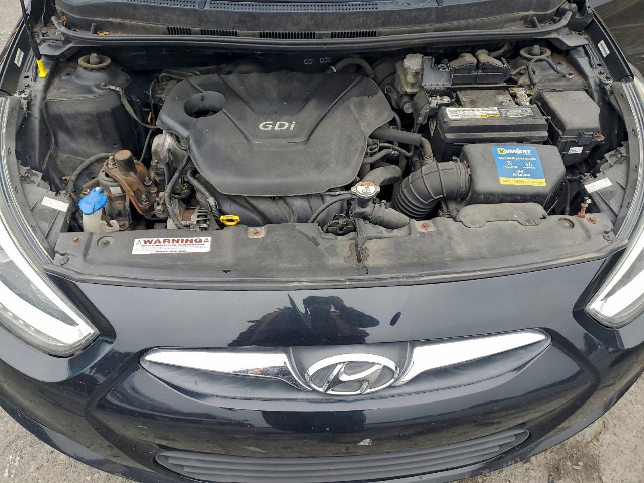 2014 Hyundai Accent Gls VIN: KMHCU4AE7EU727649 Lot: 94086555