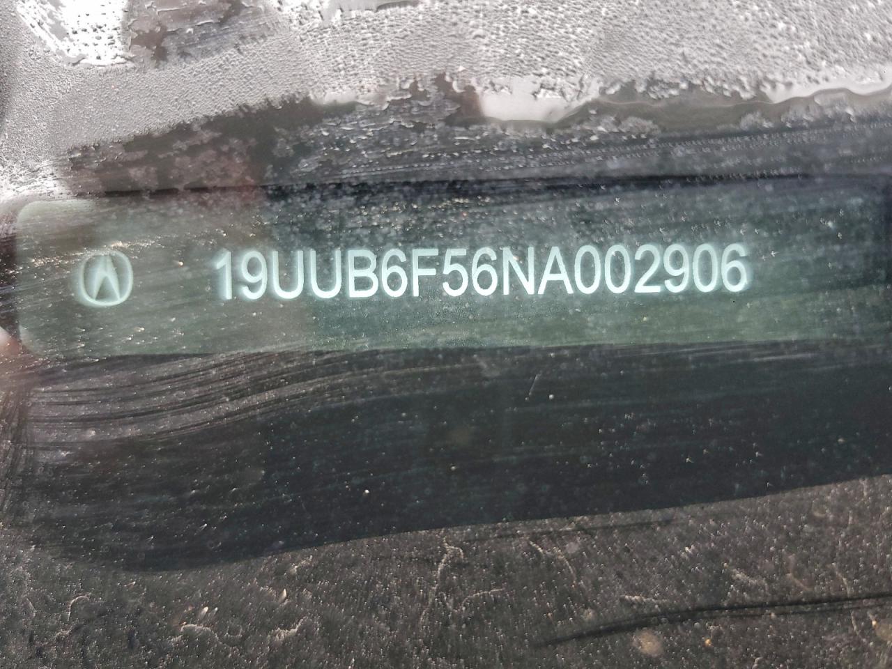 2022 Acura Tlx Tech A VIN: 19UUB6F56NA002906 Lot: 90925415