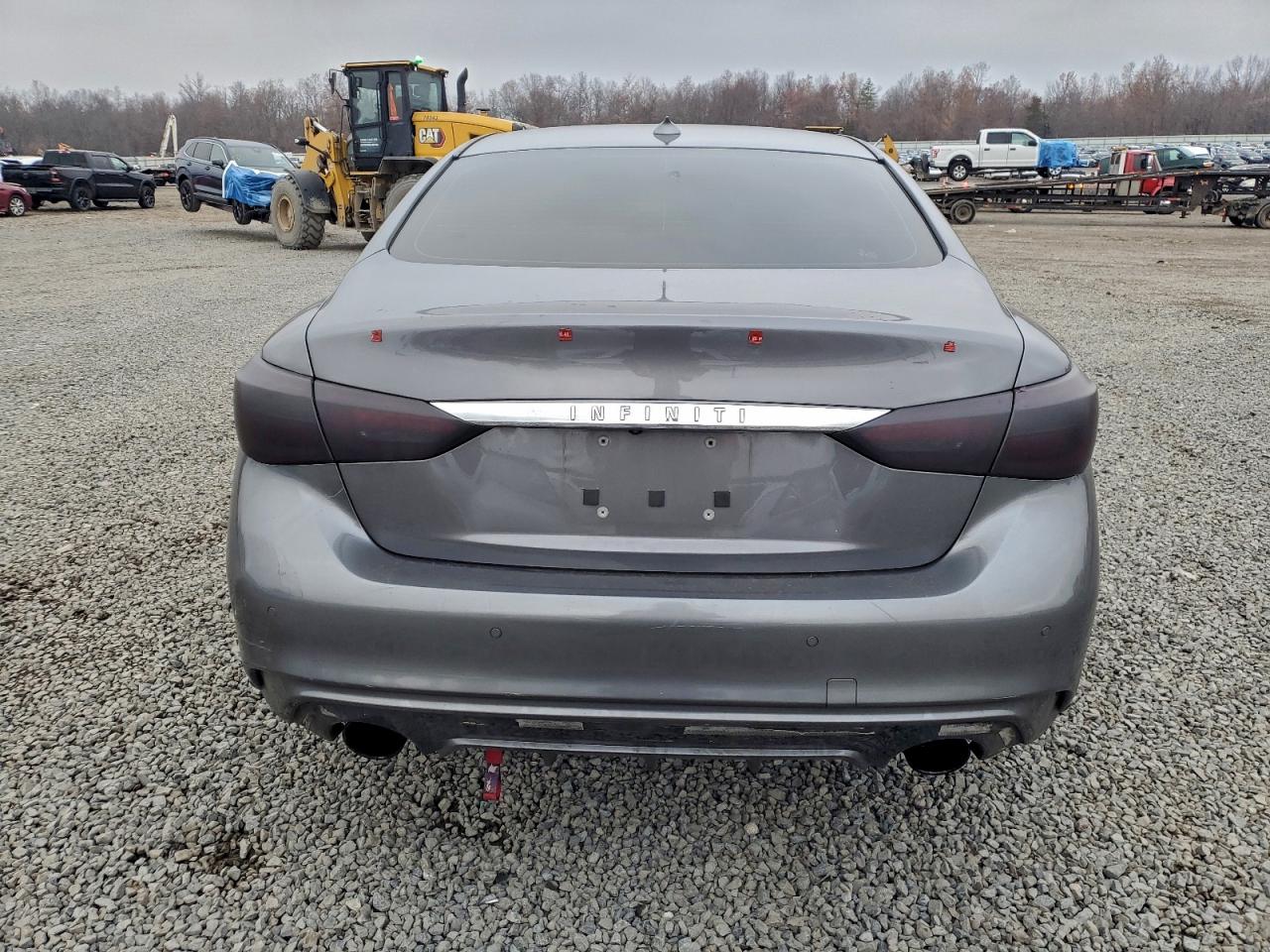 2019 Infiniti Q50 Red Sport 400 VIN: JN1FV7AR8KM830175 Lot: 93900635