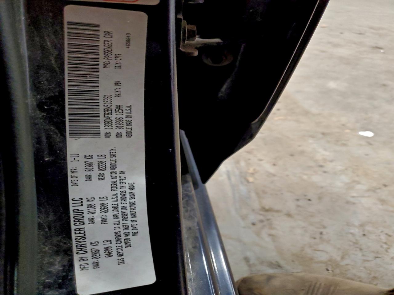 2011 Dodge Avenger Express VIN: 1B3BD4FB2BN515361 Lot: 94174195