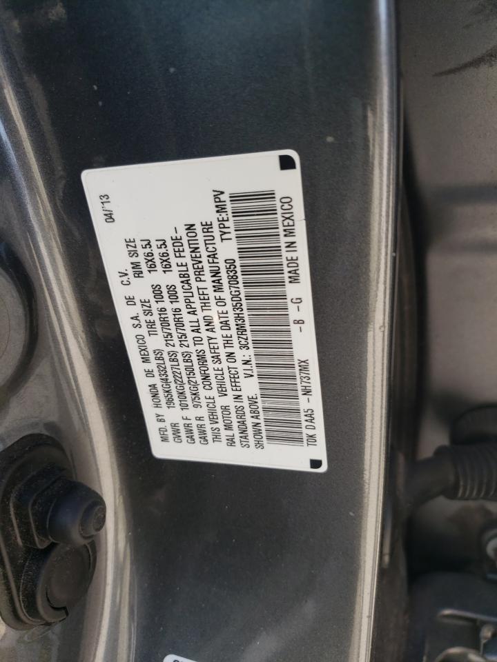 2013 Honda Cr-V Lx VIN: 3CZRM3H35DG708350 Lot: 93565095