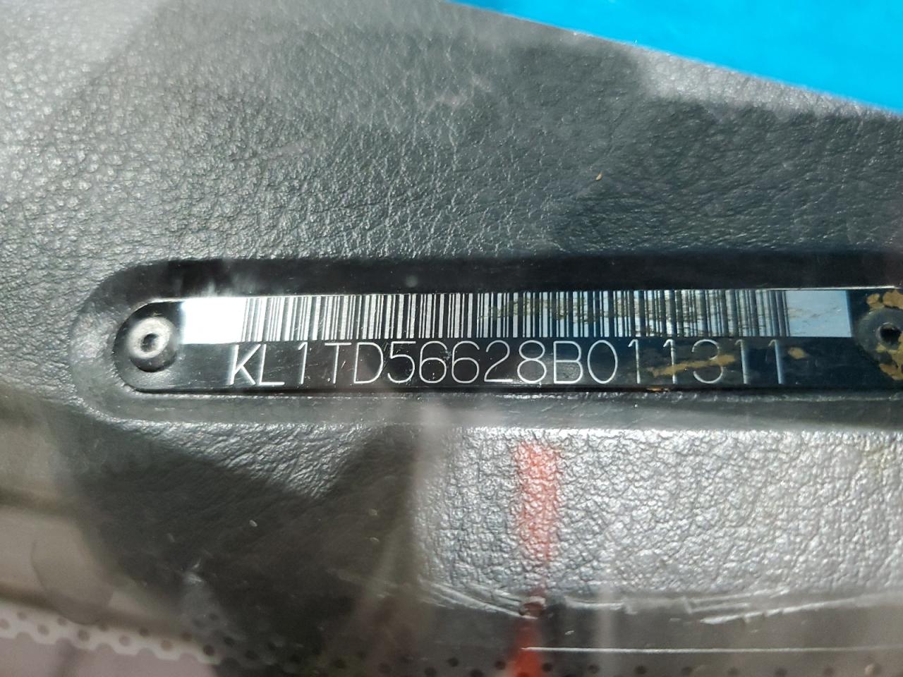 2008 Chevrolet Aveo Base VIN: KL1TD56628B011311 Lot: 91672255