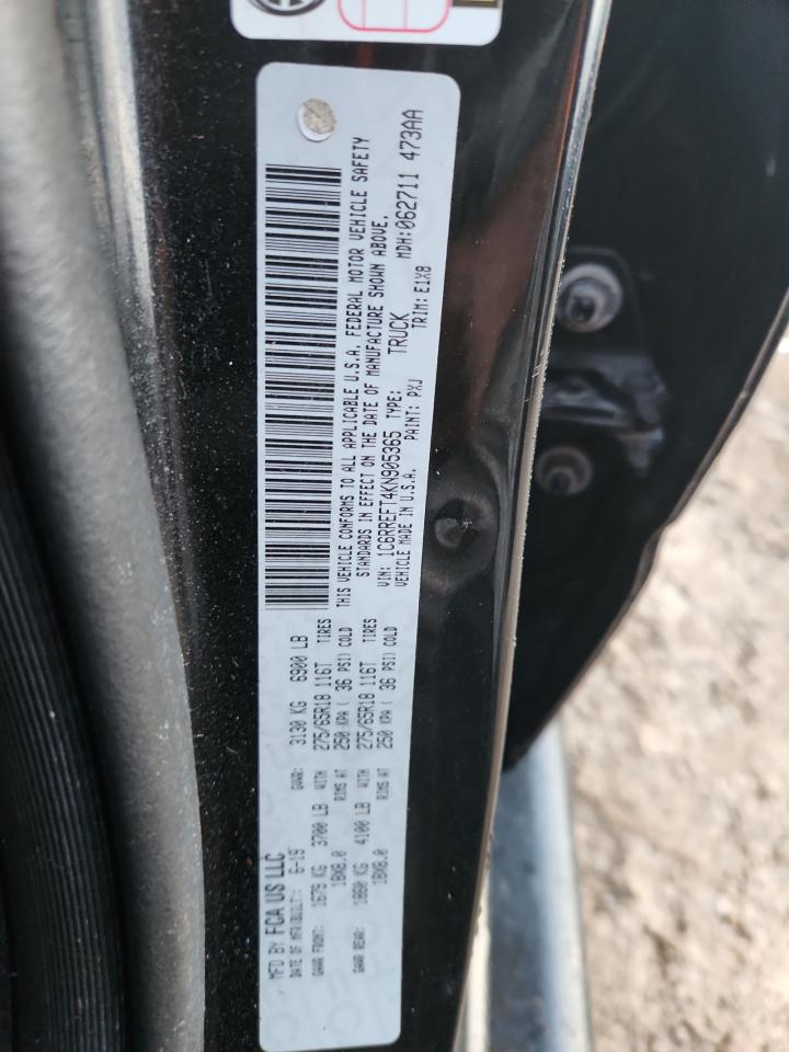 2019 Ram 1500 Big Horn/Lone Star VIN: 1C6RREFT4KN905365 Lot: 93647735