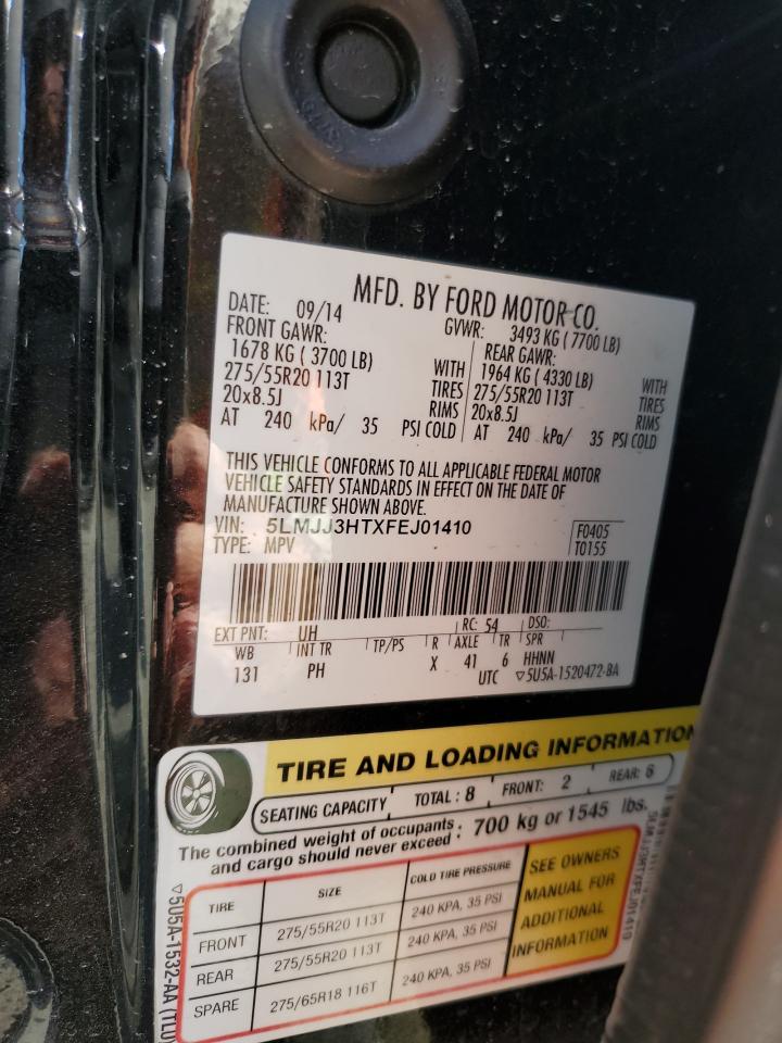 2015 Lincoln Navigator L VIN: 5LMJJ3HTXFEJ01410 Lot: 87282475