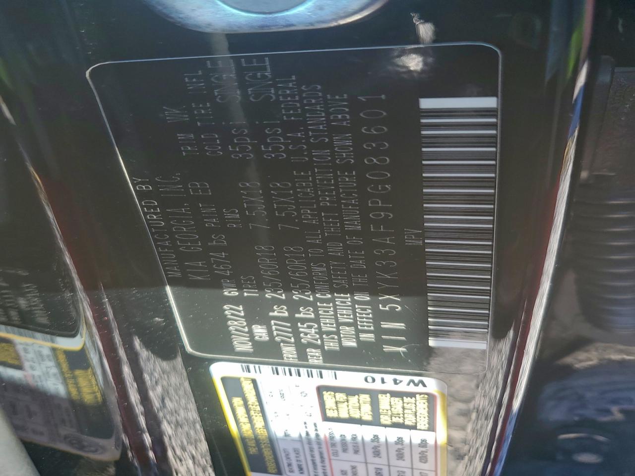 2023 Kia Sportage Ex VIN: 5XYK33AF9PG083601 Lot: 94301055