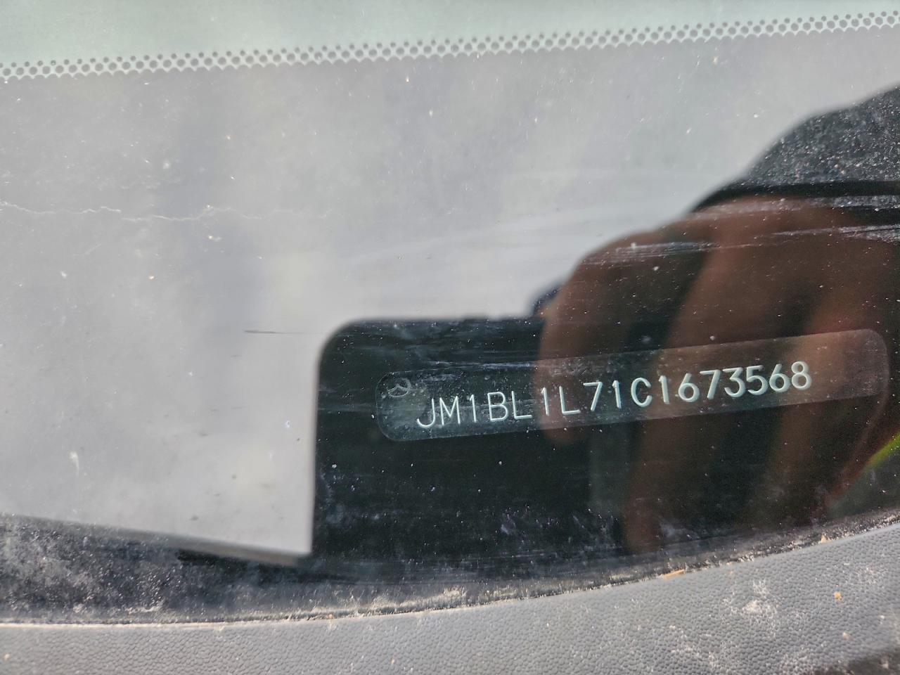 2012 Mazda 3 I VIN: JM1BL1L71C1673568 Lot: 92998605