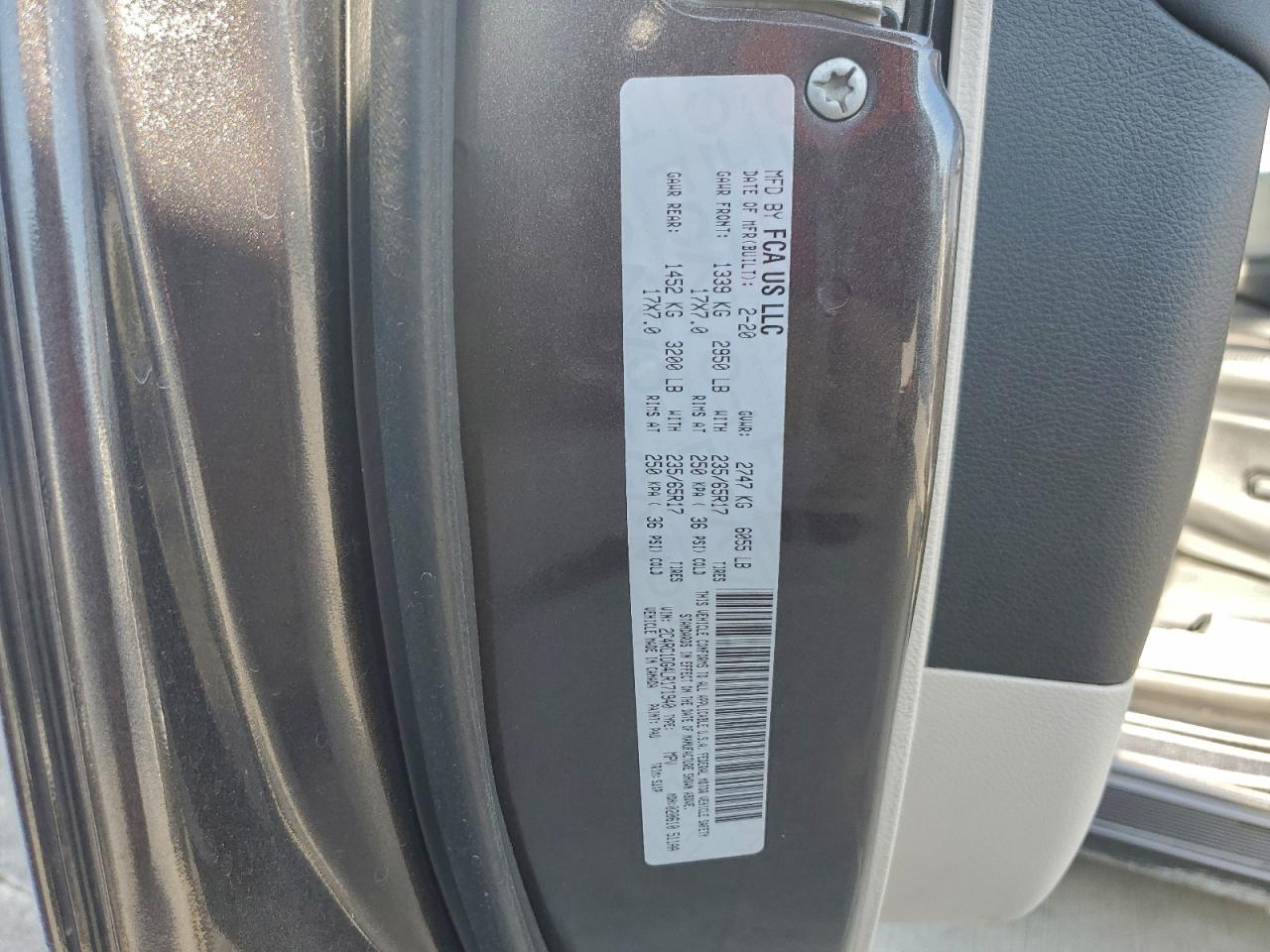 2020 Chrysler Voyager Lxi VIN: 2C4RC1DG4LR171940 Lot: 92691105