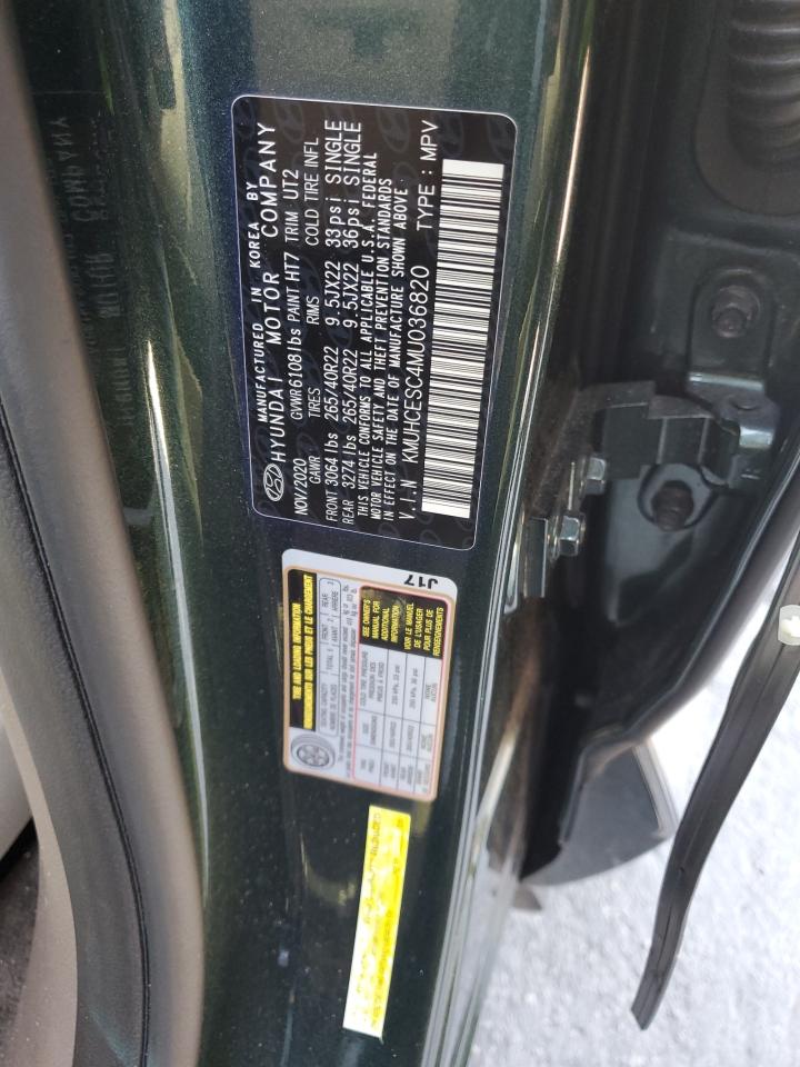 2021 Genesis Gv80 Base VIN: KMUHCESC4MU036820 Lot: 91186365