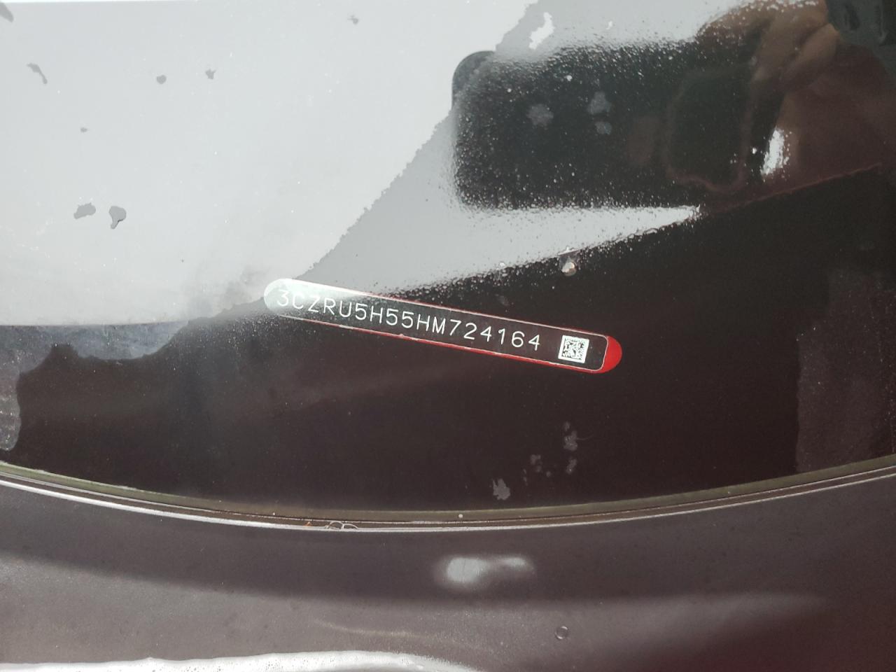 2017 Honda Hr-V Ex VIN: 3CZRU5H55HM724164 Lot: 93449275