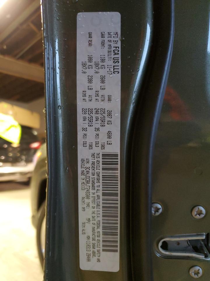 2018 Jeep Compass Limited VIN: 3C4NJDCB0JT249300 Lot: 92324215