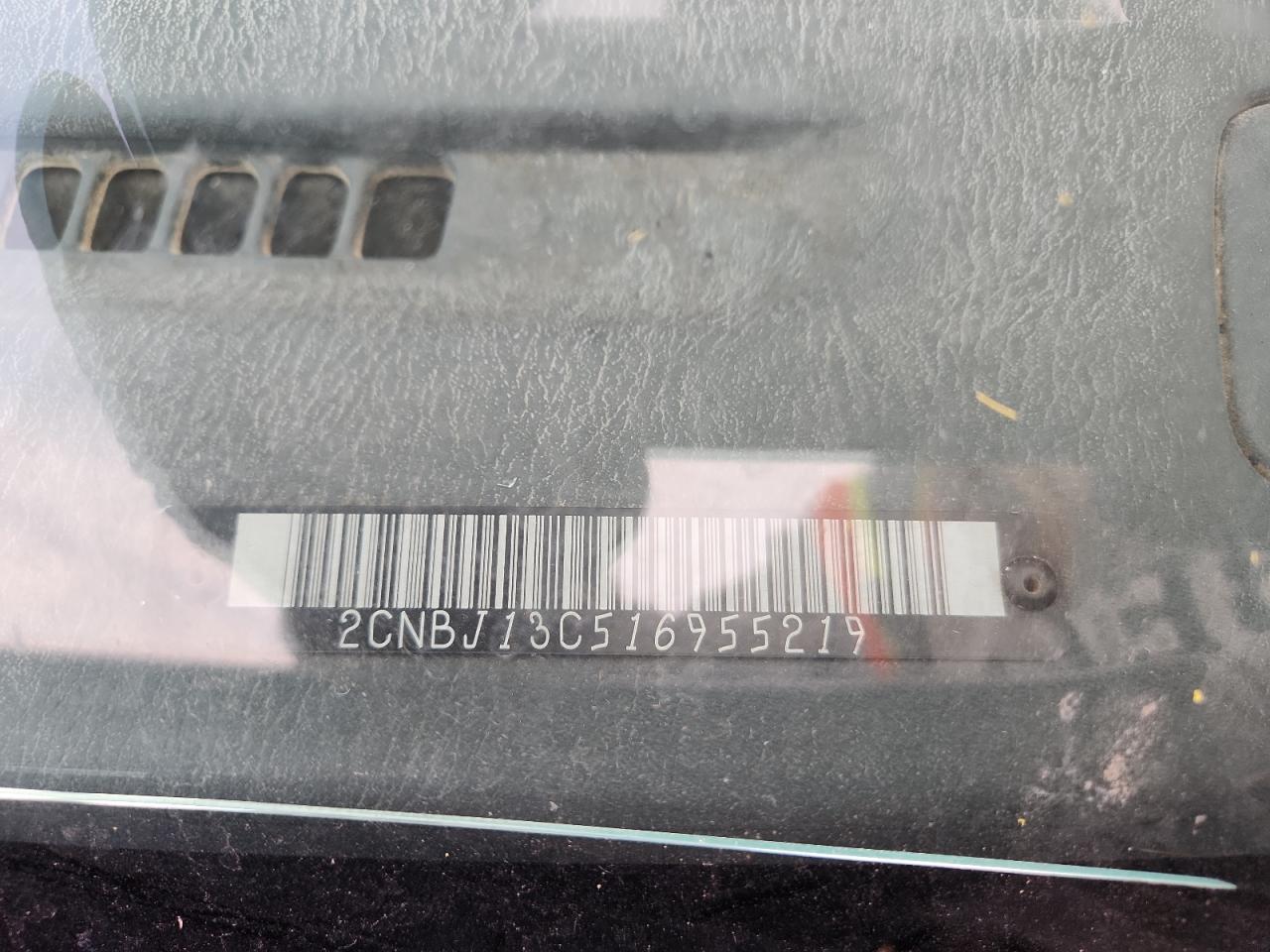 2001 Chevrolet Tracker VIN: 2CNBJ13C516955219 Lot: 92477555