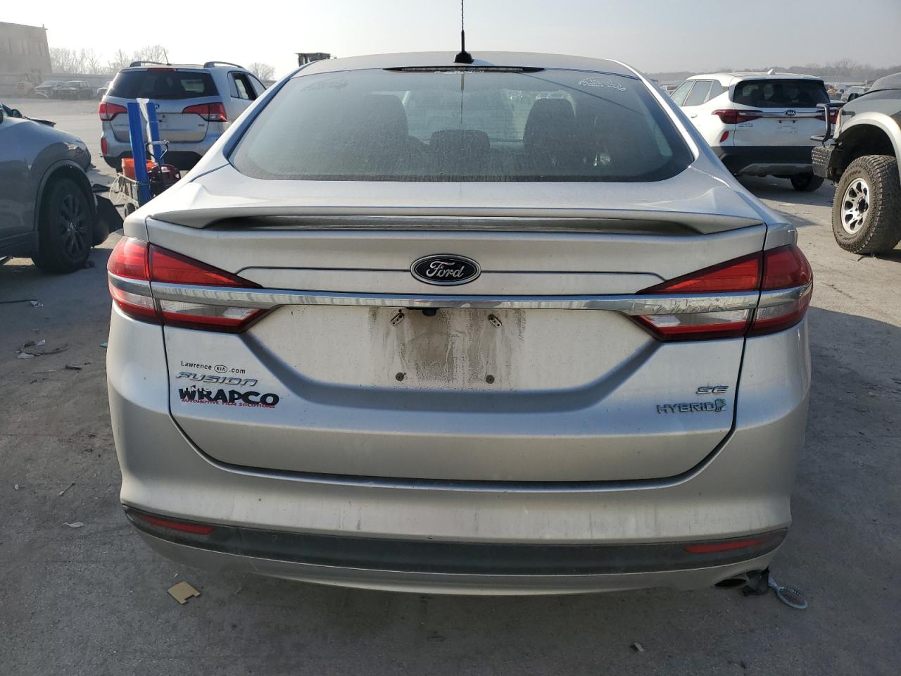 2017 Ford Fusion Se Hybrid VIN: 3FA6P0LU5HR314328 Lot: 93736645
