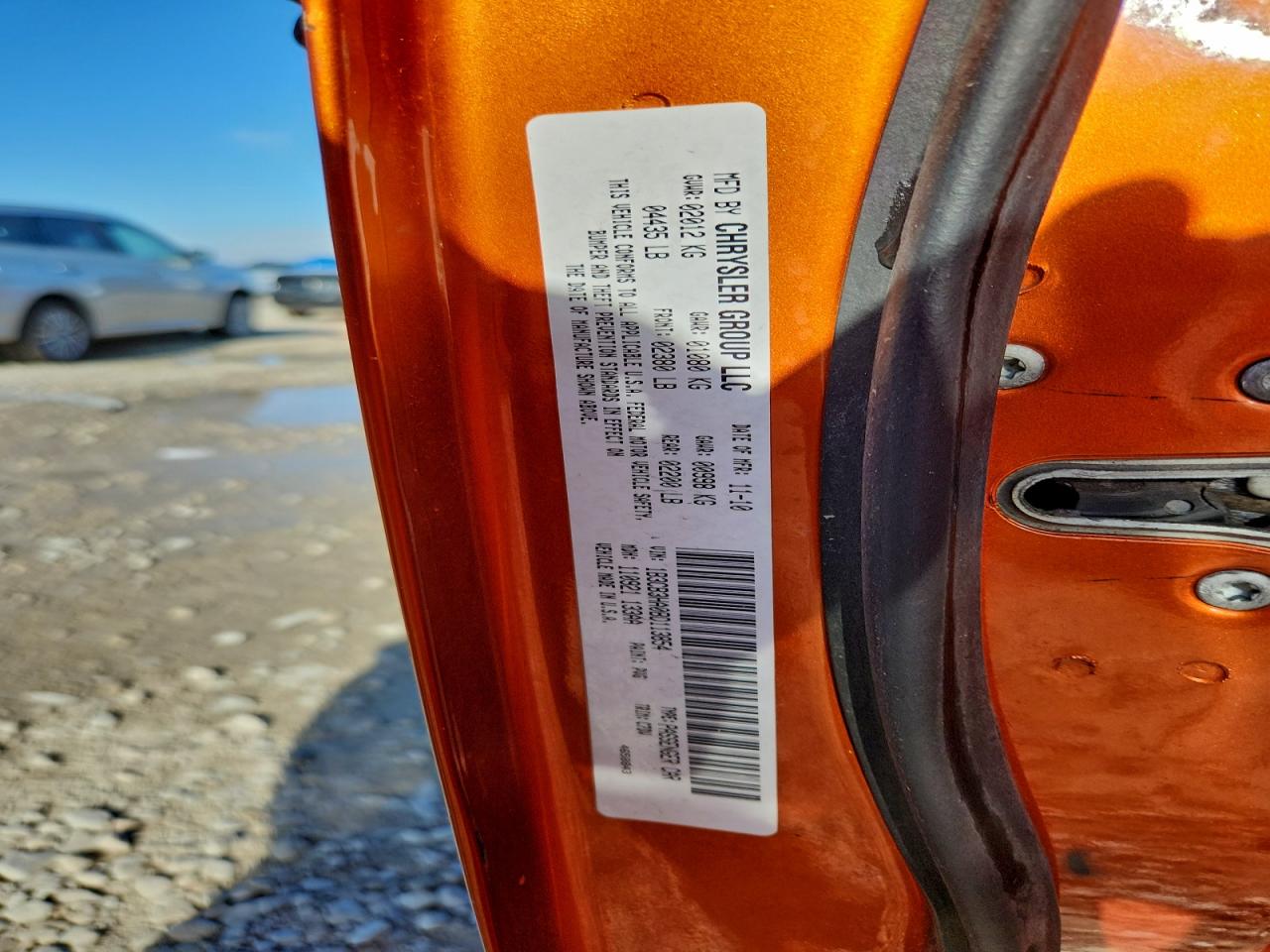 2011 Dodge Caliber Mainstreet VIN: 1B3CB3HA0BD113854 Lot: 93711855