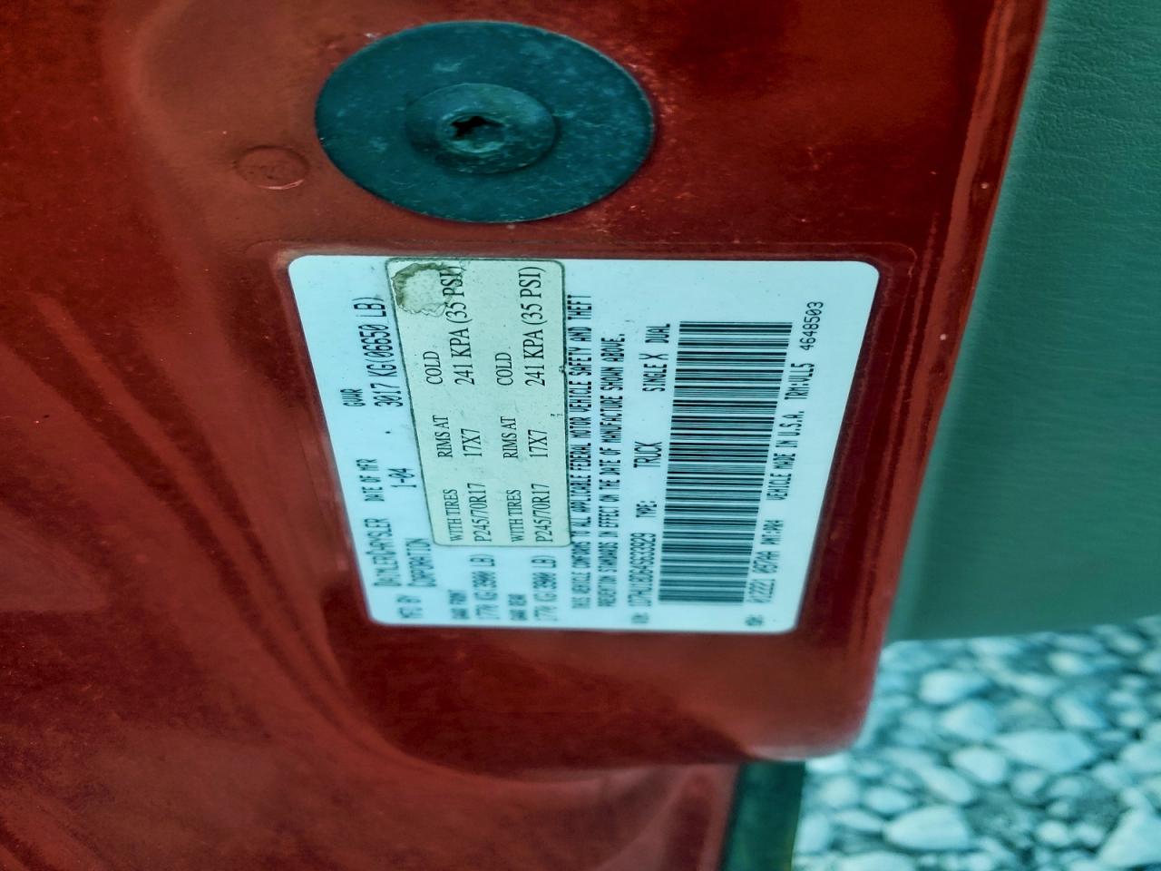 2004 Dodge Ram 1500 St VIN: 1D7HU18D64S633929 Lot: 93817235